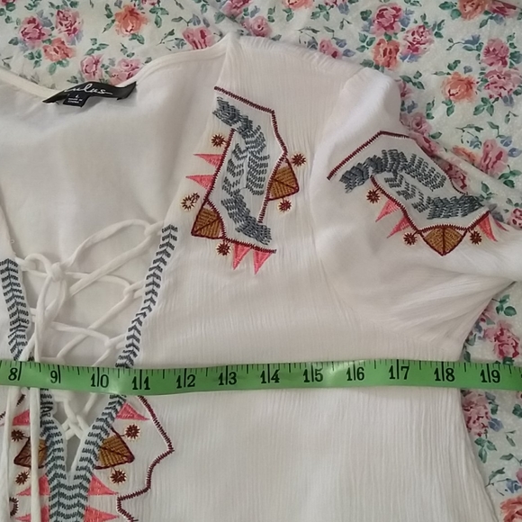 Beautiful Lulu's Boho tunic, sz L - Picture 4 of 8